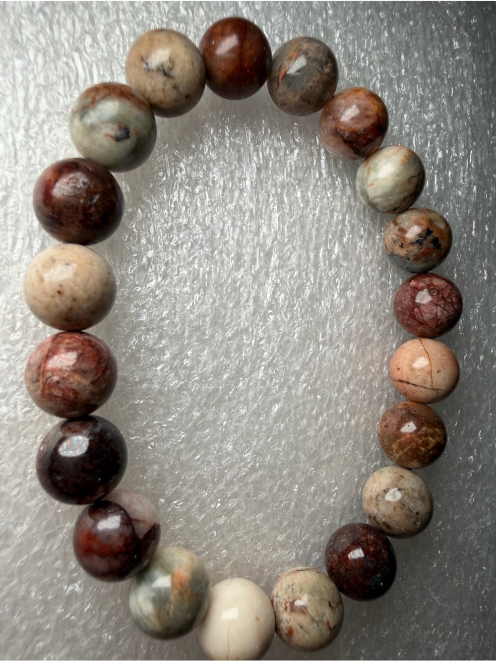 Unique 9MM Island Aquamarine Natural Crystal Bracelet